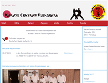 Tablet Screenshot of kcm-flensburg.de